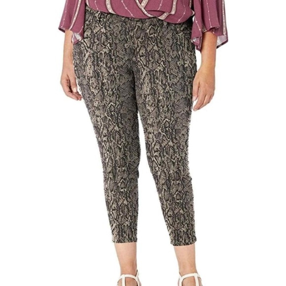 Jessica Simpson Women's Kiss Me Skinny Ankle Jeans Anaconda‎ snake plus size 20W